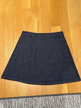 Emporio Armani denim stretch mini skirt